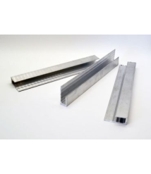 Profil U aluminiu U-10MM, profil de capat, 6.35 metri Profil U aluminiu U-10MM, profil de capat, 6.35 metri